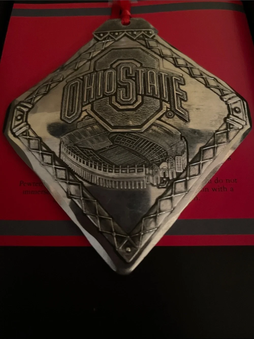 Wendell August Handmade Ohio State Buckeyes Stadium Ornament